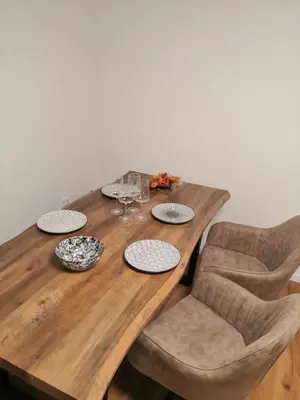 Ein Sitzbereich in der Unterkunft Schöne Ferienwohnung in Schwerte Central