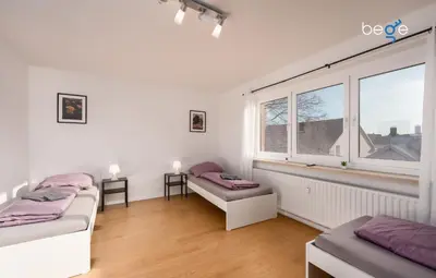 Ein Sitzbereich in der Unterkunft BEGE APARTMENTS LoftWork