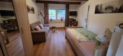 Ein Bett oder Betten in einem Zimmer der Unterkunft bei GRETA 35