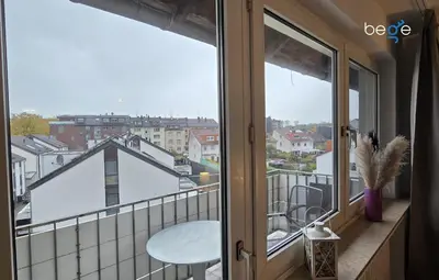Ein Balkon oder eine Terrasse in der Unterkunft BEGE APARTMENTS WorkHaus