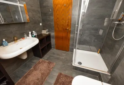 Ein Badezimmer in der Unterkunft Haus Thomas Penthouse Deluxe