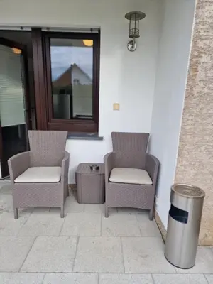 Ein Sitzbereich in der Unterkunft Linda's Appartement