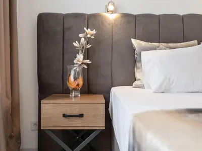 Ein Bett oder Betten in einem Zimmer der Unterkunft Lakeside Base in Oberhausen