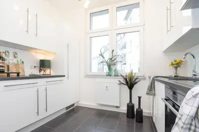 Grundriss der Unterkunft Zentral gelegenes Apartment Perfekt für 4