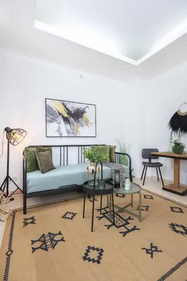 Grundriss der Unterkunft Zentral gelegenes Apartment Perfekt für 4
