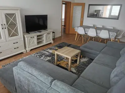 TV/Unterhaltungsangebot in der Unterkunft Home 18 - Monteurwohnung für 8 Personen