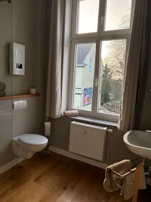 Ein Badezimmer in der Unterkunft Gästehaus LeLo 5