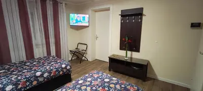 Ein Bett oder Betten in einem Zimmer der Unterkunft Die Hotelalternative Michael Treiber 5