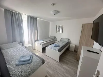 Ein Bett oder Betten in einem Zimmer der Unterkunft Apartment in Dortmund