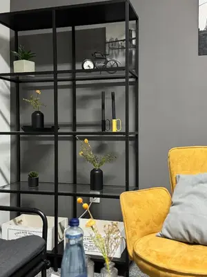 Ein Sitzbereich in der Unterkunft Office Modern Nähe Hauptbahnhof
