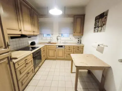 Küche/Küchenzeile in der Unterkunft Düsseldorf Apartment