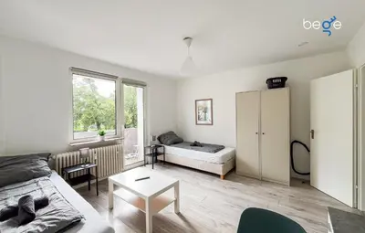 Ein Sitzbereich in der Unterkunft BEGE APARTMENTS DreamDesk