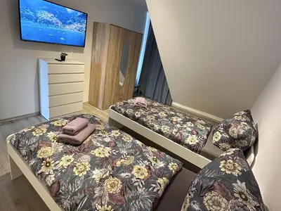 Ein Bett oder Betten in einem Zimmer der Unterkunft Fully equipped Apartment in Castrop-Rauxel