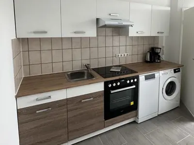 Küche/Küchenzeile in der Unterkunft Fully equipped Apartment in Castrop-Rauxel