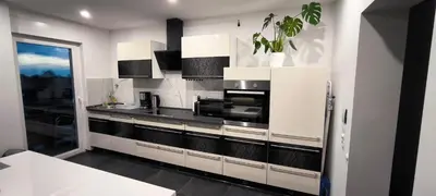Küche/Küchenzeile in der Unterkunft Panorama-Penthouse