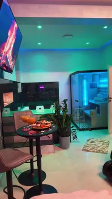 TV/Unterhaltungsangebot in der Unterkunft Aura Spa Herne Premium