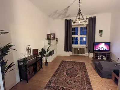 TV/Unterhaltungsangebot in der Unterkunft Cozy Historic Apartment, Sauna