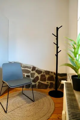 Ein Sitzbereich in der Unterkunft Altstadt Apartment Deluxe 3