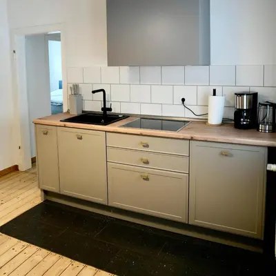 Küche/Küchenzeile in der Unterkunft Altstadt Apartment Deluxe 2