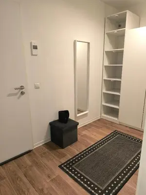 Grundriss der Unterkunft Modernes City-Appartement mit separatem Schlafzimmer