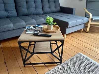 Ein Sitzbereich in der Unterkunft Moderne Unterkunft mit Komfort & Top-Lage