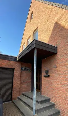 Das Gebäude in dem sich die Ferienwohnung befindet