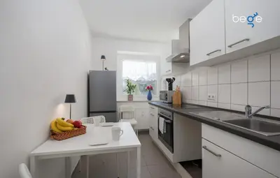 Küche/Küchenzeile in der Unterkunft BEGE APARTMENTS ProStay