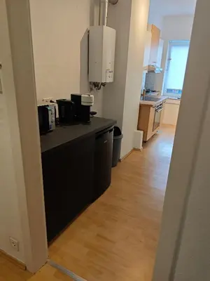 Küche/Küchenzeile in der Unterkunft Altstadt 2 bedroom 10-12 beds 15 Min Messe