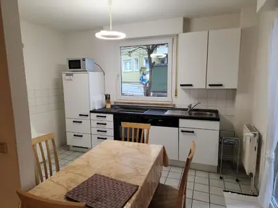 Küche/Küchenzeile in der Unterkunft Die Hotelalternative in Mülheim an der Ruhr