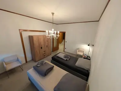 Ein Bett oder Betten in einem Zimmer der Unterkunft Johanna City Apartment - 150 m2 - 13 Guests