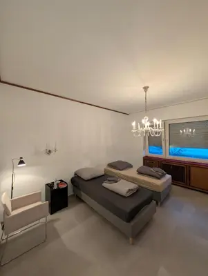 Ein Sitzbereich in der Unterkunft Johanna City Apartment - 150 m2 - 13 Guests