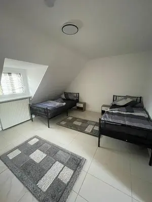 Ein Bett oder Betten in einem Zimmer der Unterkunft Mülheim an der Ruhr Apartment