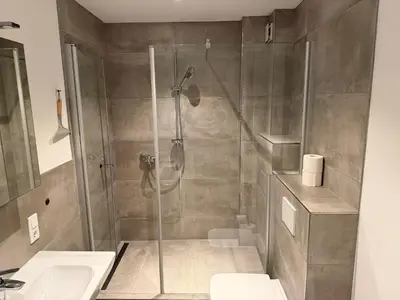 Ein Badezimmer in der Unterkunft Centrally located in Coesfeld
