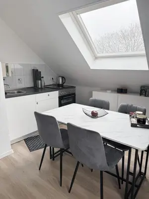 Küche/Küchenzeile in der Unterkunft Gemütliche Wohnung über den Dächern von Gevelsberg