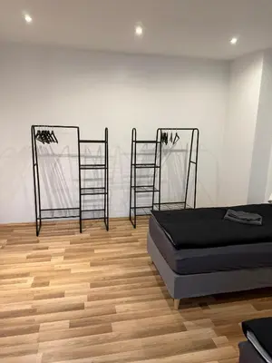 Ein Bett oder Betten in einem Zimmer der Unterkunft Praktische Monteurwohnung 2 Marl
