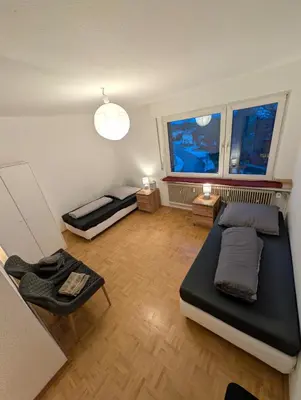 Ein Sitzbereich in der Unterkunft Luna City Apartments - Central Living