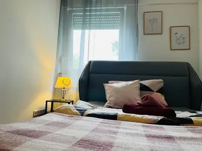 Ein Bett oder Betten in einem Zimmer der Unterkunft Loft im Revier