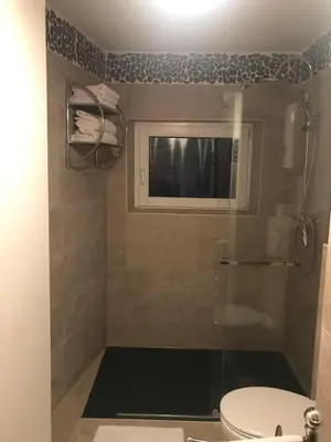 Ein Badezimmer in der Unterkunft Modernes Studio Apartment im Düsseldorfer Norden