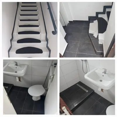 Ein Badezimmer in der Unterkunft Unterkunft Nähe Centro Oberhausen