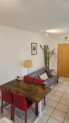 Ein Sitzbereich in der Unterkunft Holiday Everyday in Hemer