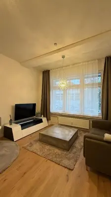 TV/Unterhaltungsangebot in der Unterkunft Modernes Design-Apartment in Duisburg-Rheinhausen
