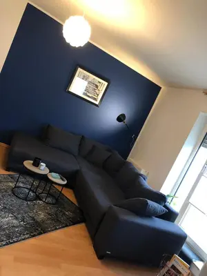 Ein Sitzbereich in der Unterkunft 42 Apartment Wuppertal Ronsdorf for up to 5 people
