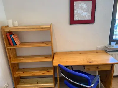 Die Bibliothek in der Ferienwohnung