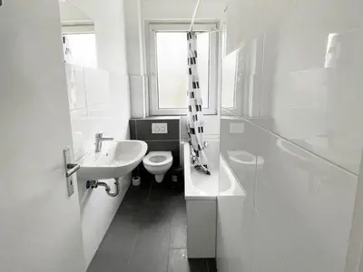 Ein Badezimmer in der Unterkunft Apartment in Bochum