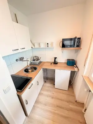 Küche/Küchenzeile in der Unterkunft CityStay Dortmund - Central & Fully Equipped
