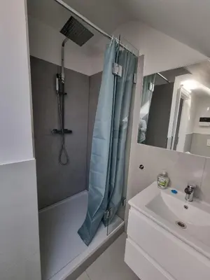 Ein Badezimmer in der Unterkunft Kemmerhof 256