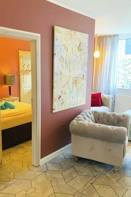 Ein Bett oder Betten in einem Zimmer der Unterkunft Apartment Wohnung 3 im EG by Interhome