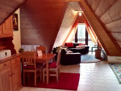 Ein Sitzbereich in der Unterkunft Apartment FEWOim Loftcharakter by Interhome