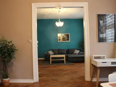 Ein Sitzbereich in der Unterkunft Apartment zum Eifgental by Interhome