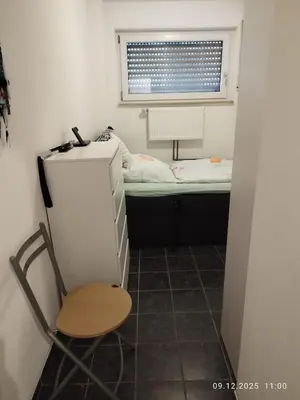 Küche/Küchenzeile in der Unterkunft Möbliertes Apartment Gelsenkirchen Nord - neben BP